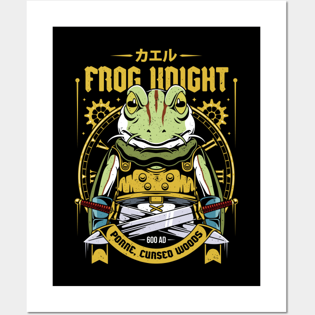 Glenn Frog Knight Wall Art by Alundrart